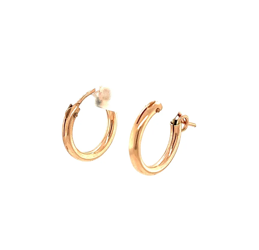 15mm Hoop Earrings