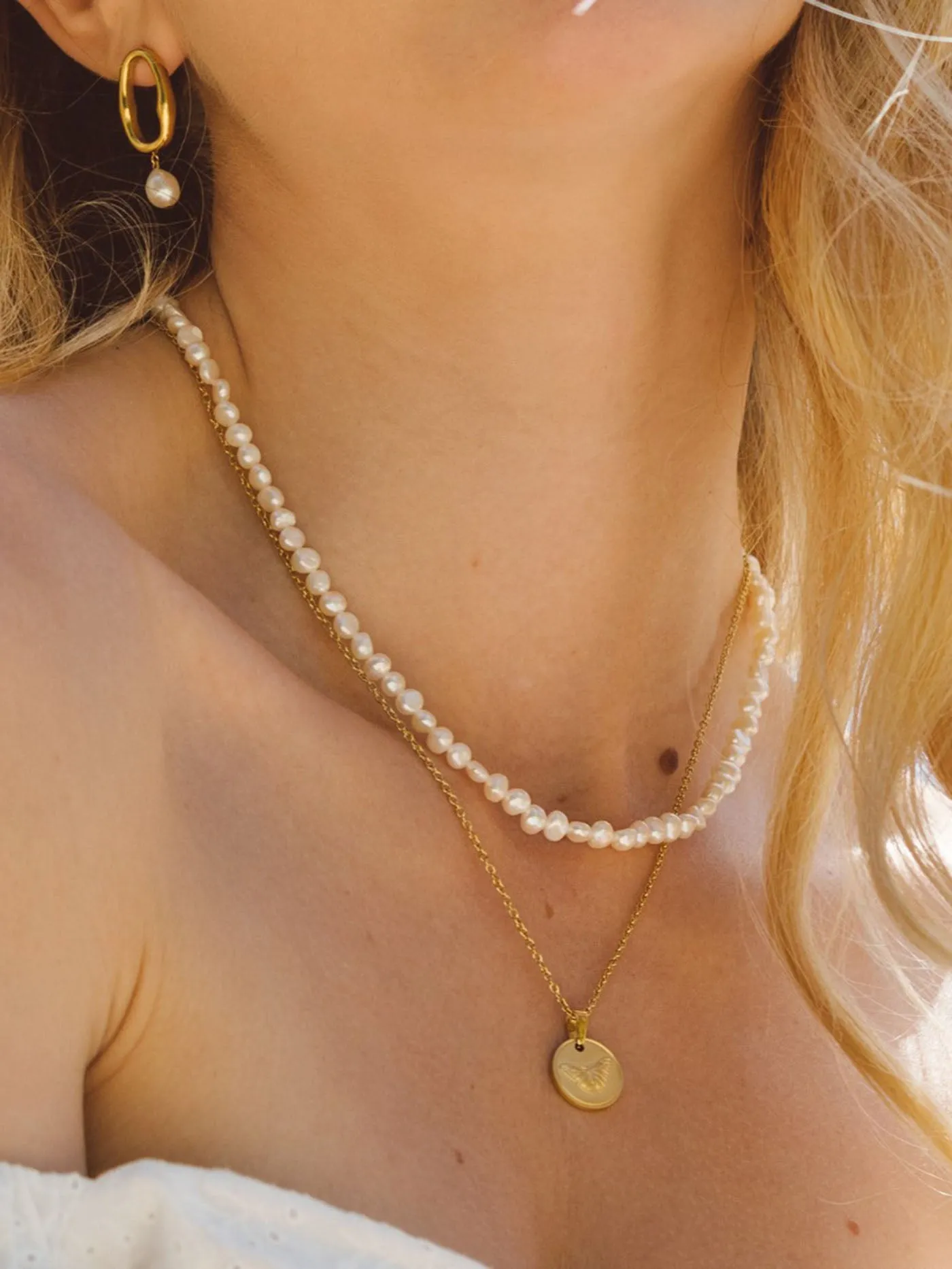 Azur Pearl Necklace