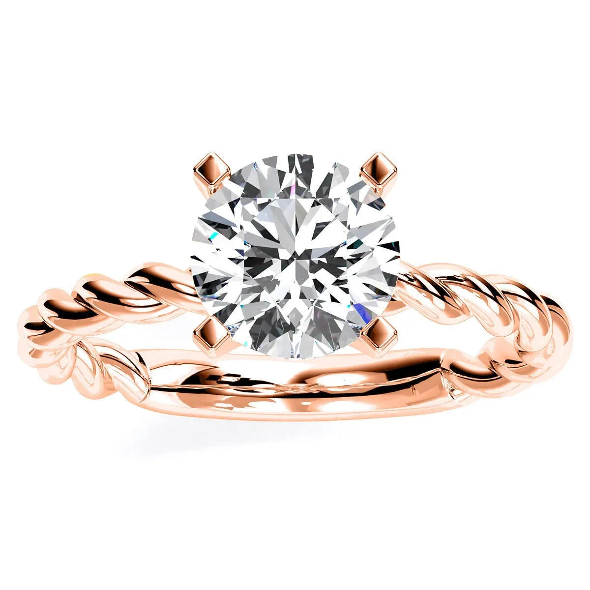 Balsam - GIA Natural Round Diamond Engagement Ring