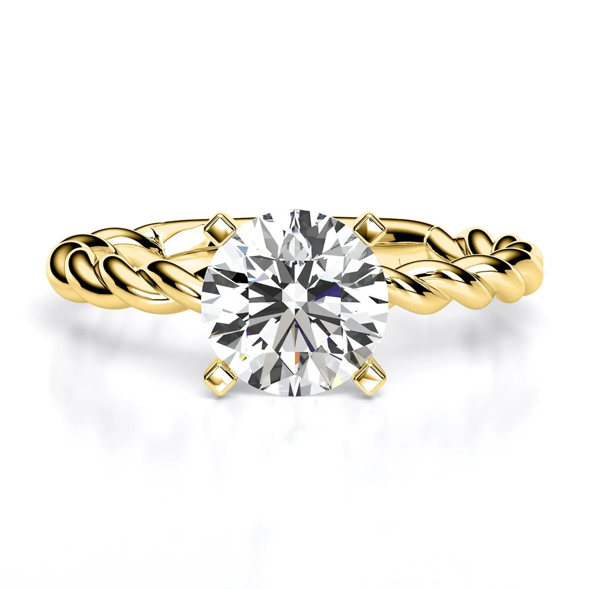 Balsam - GIA Natural Round Diamond Engagement Ring