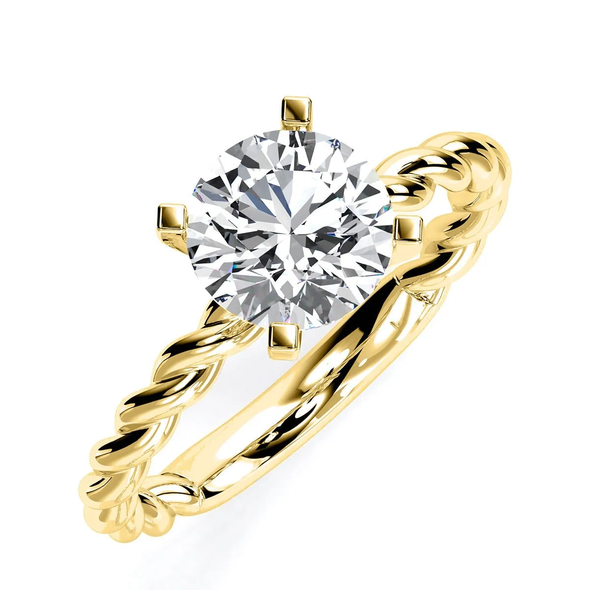 Balsam - GIA Natural Round Diamond Engagement Ring