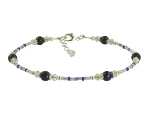 Berlin Blue Sodalite Gemstone Anklet