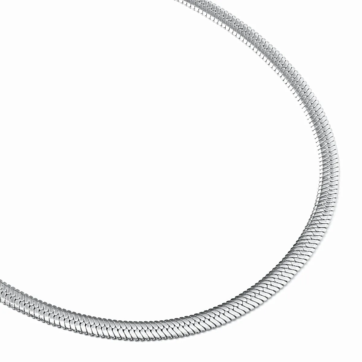 C004W B.Tiff 4mm Herringbone Chain Necklace