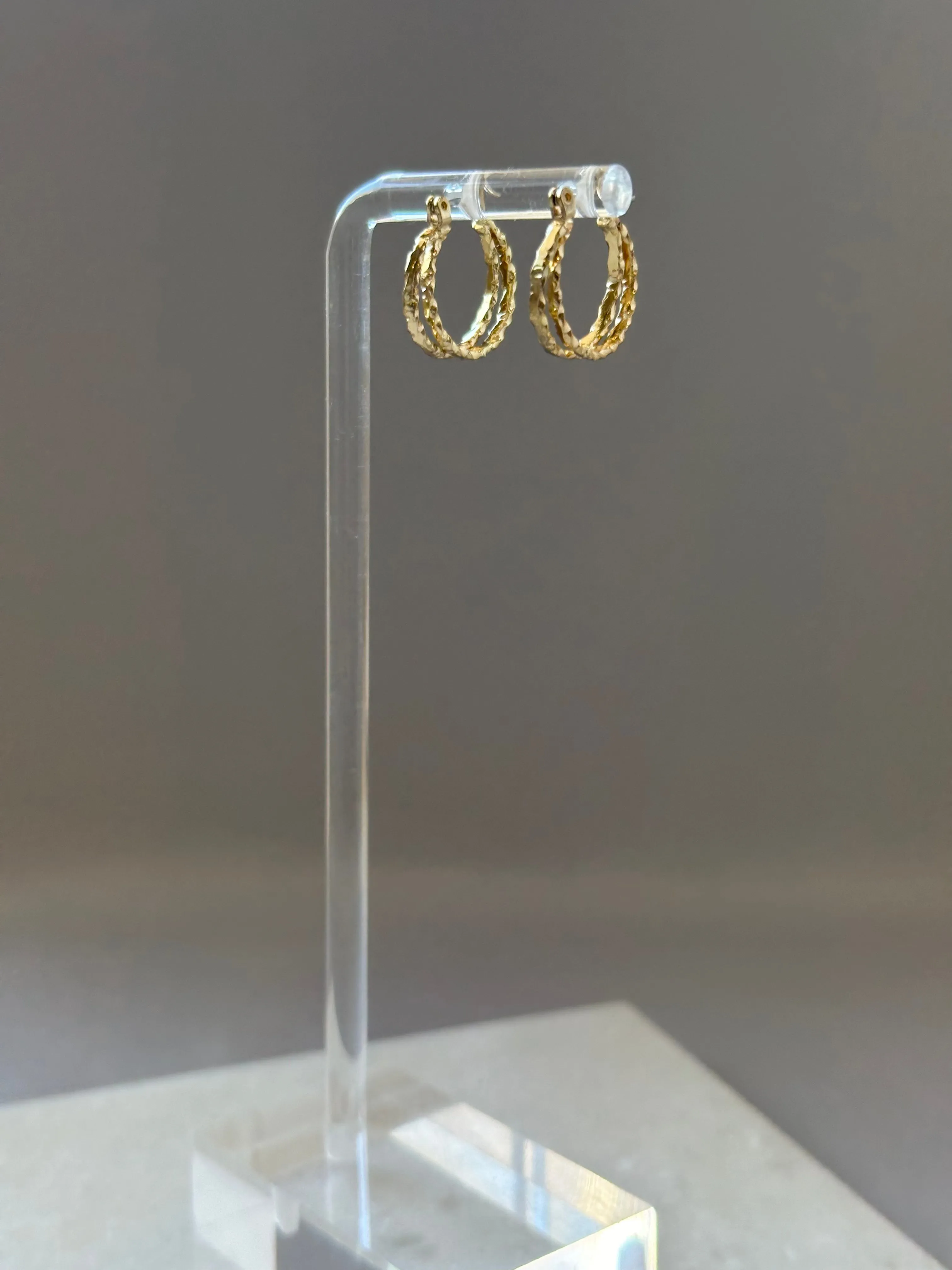 Carrie Mini Hoops- Gold