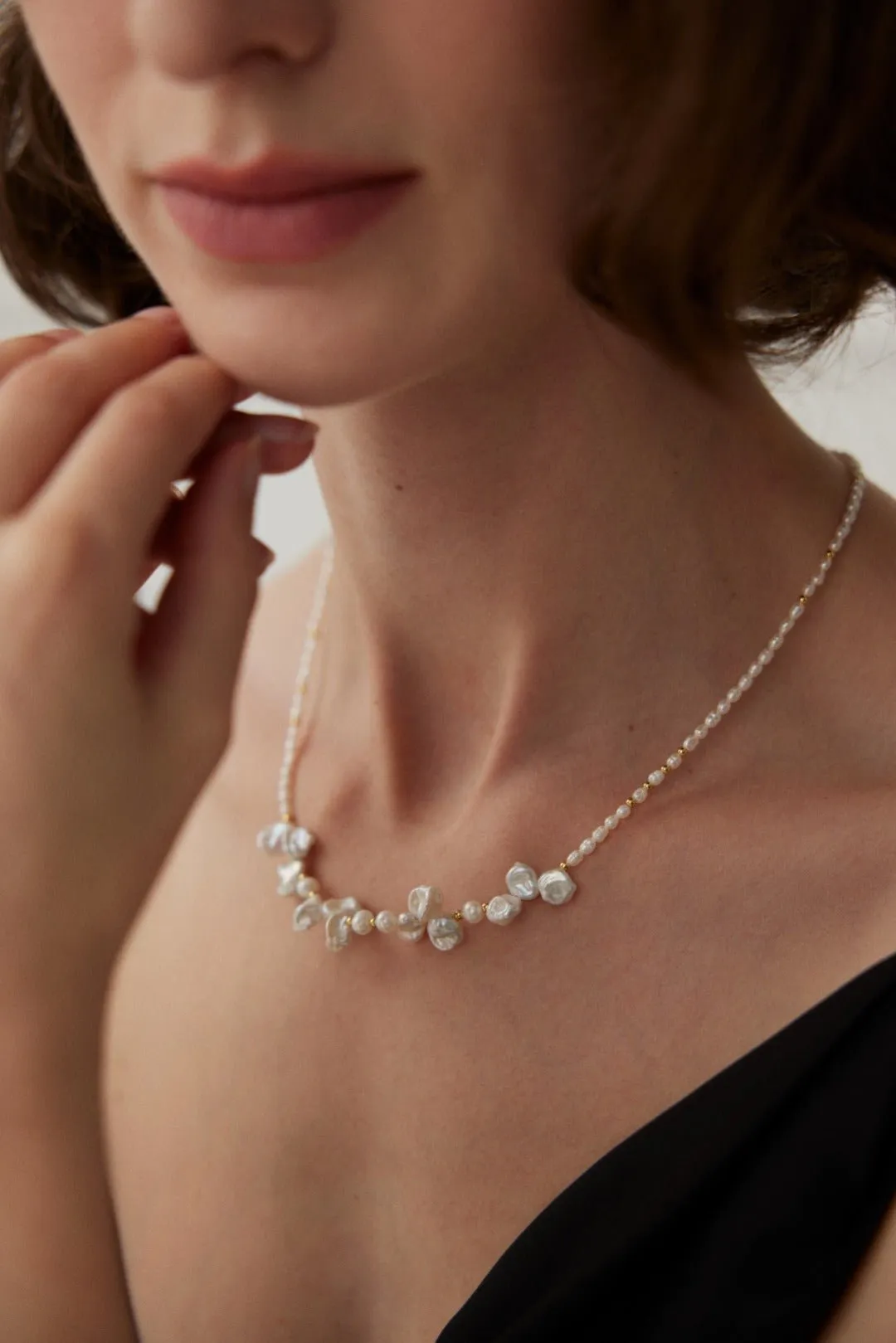 Dream Dewdrop Baroque Pearl Necklace