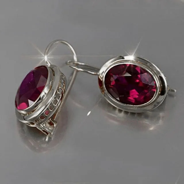 Droplet- the Graceful Glass Drop Earrings 11 Colors