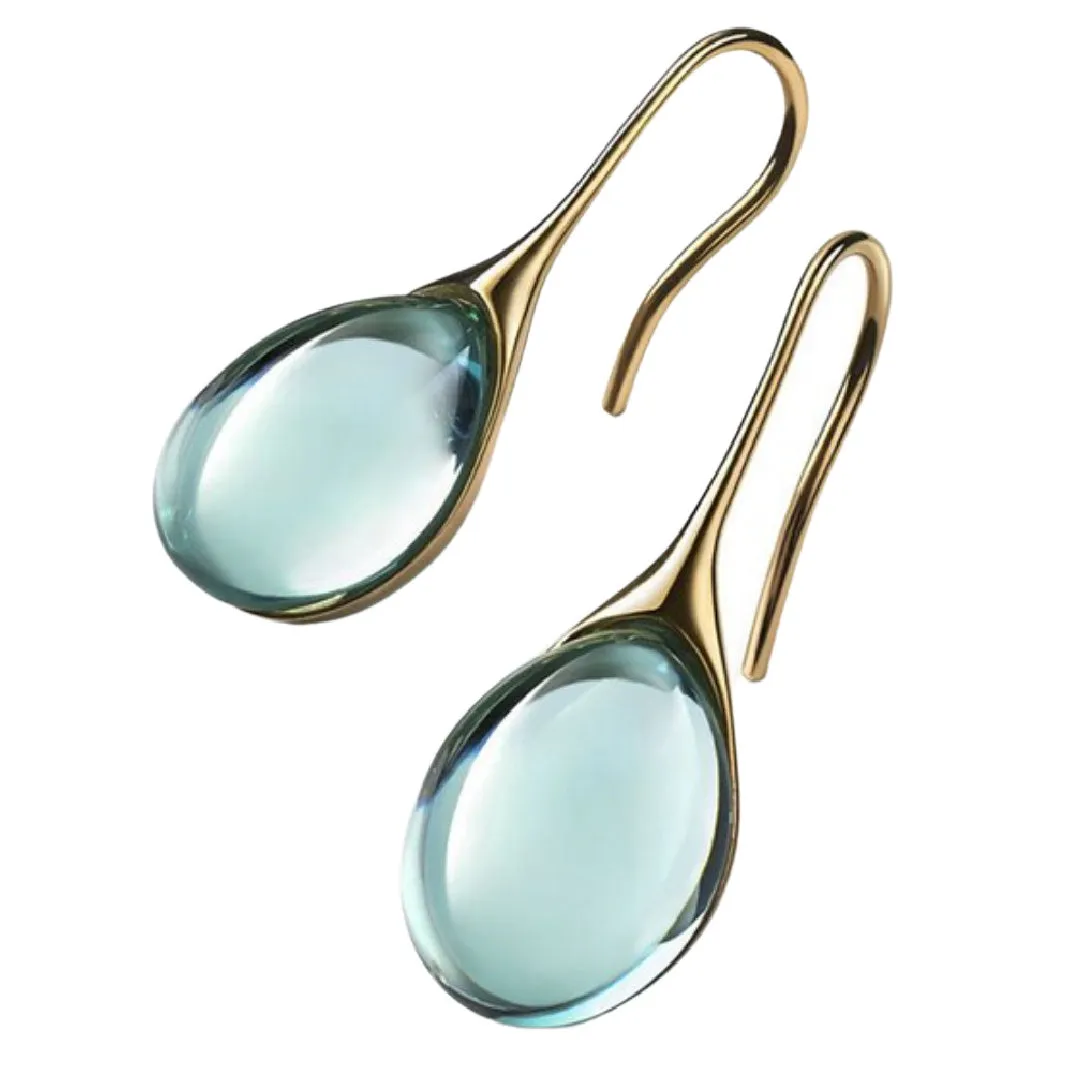 Droplet- the Graceful Glass Drop Earrings 11 Colors