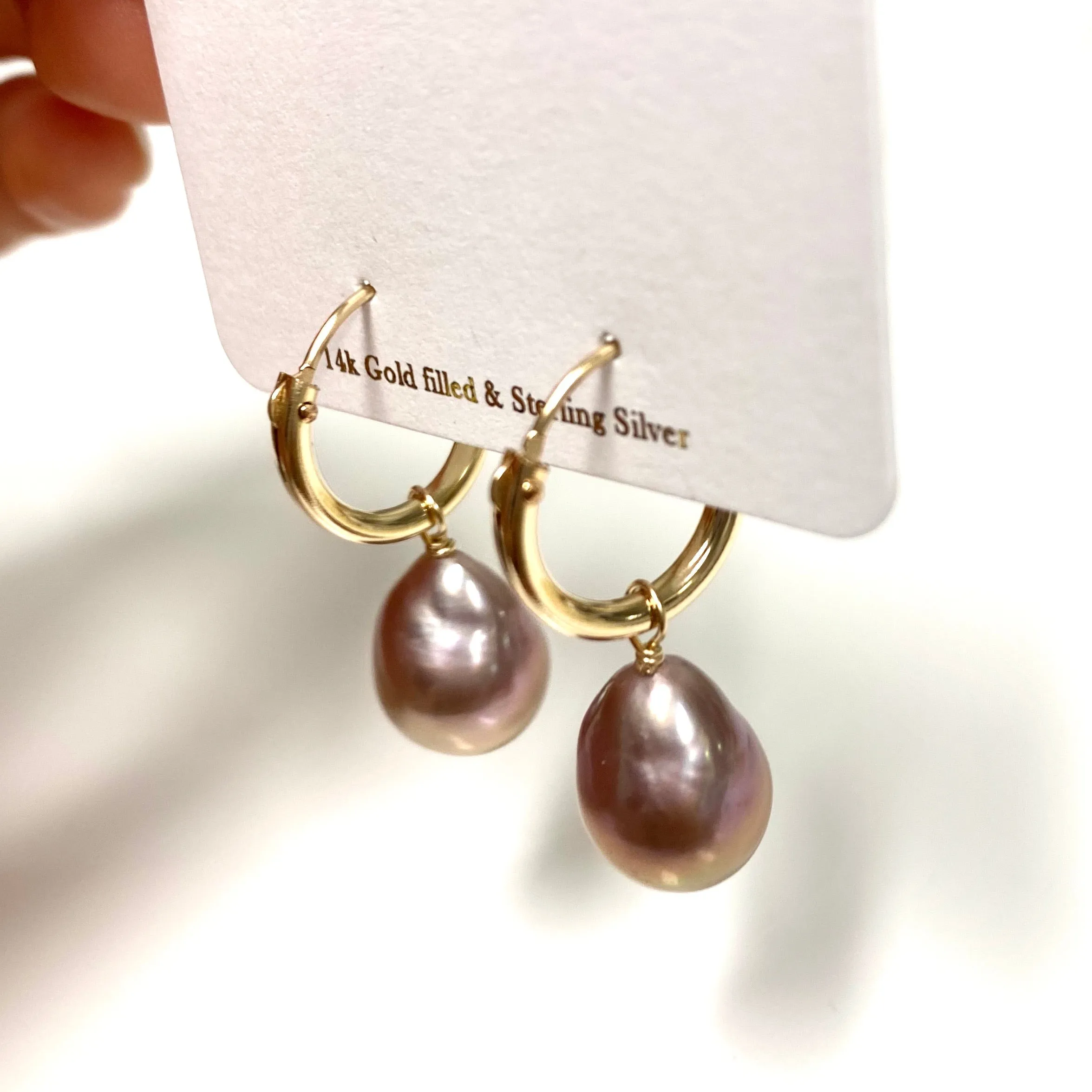 Earrings NOELA - Edison pearls ( E582)