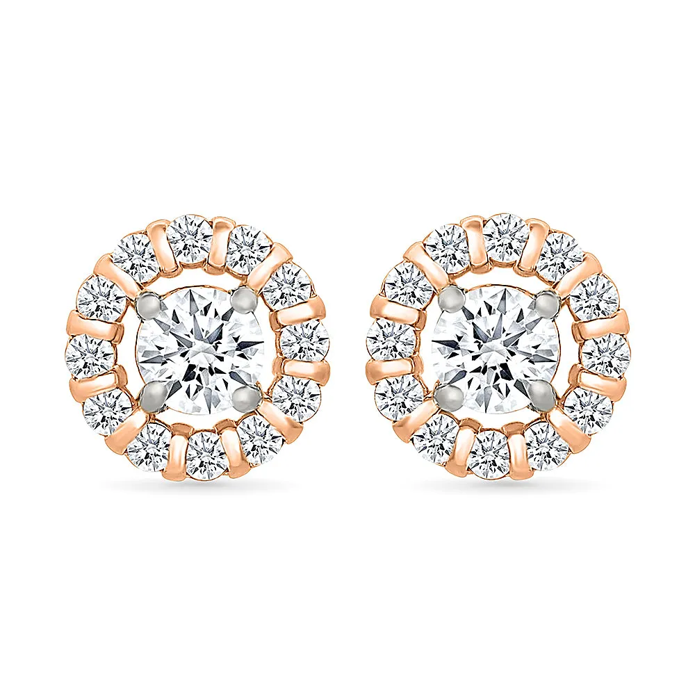 Essence Gold & Diamond Earrings