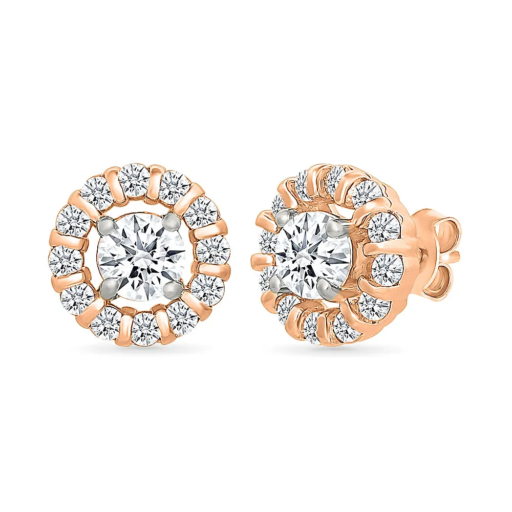 Essence Gold & Diamond Earrings