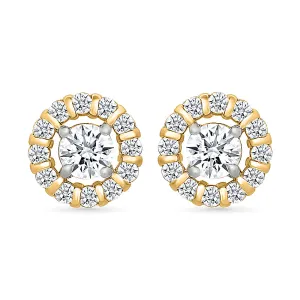 Essence Gold & Diamond Earrings