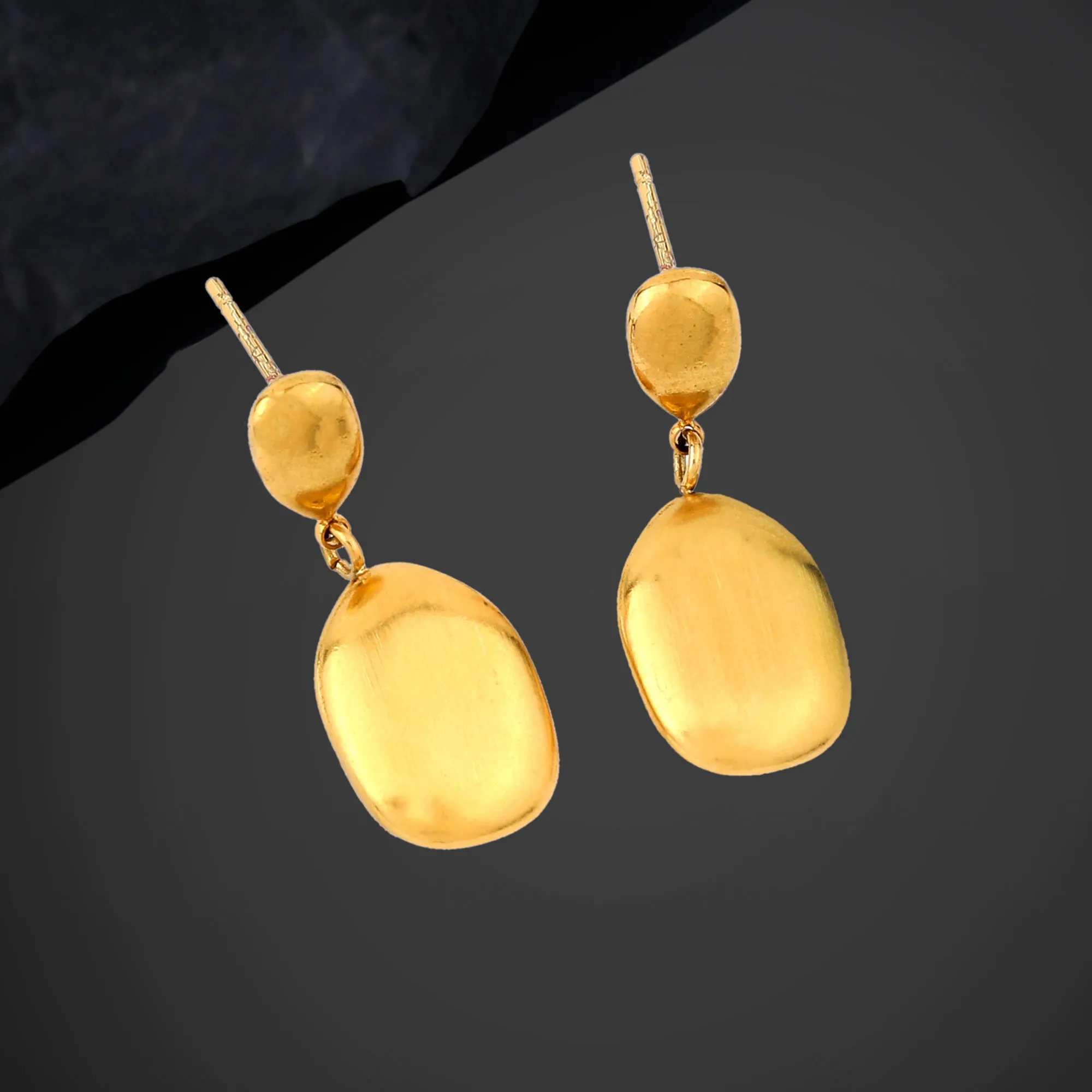 Estele Gold Plated Stylish & Graceful Demifine Drop Earrings for Girls and Women