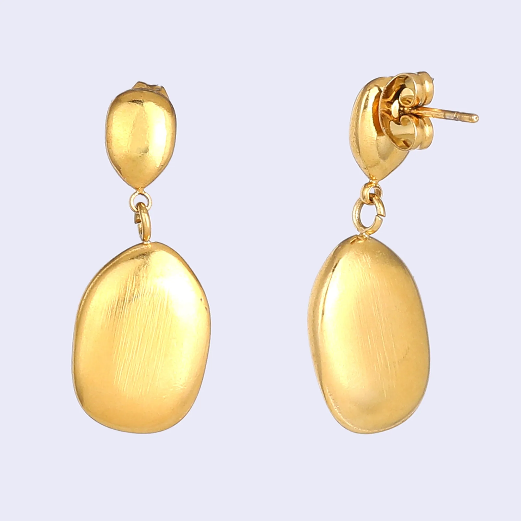 Estele Gold Plated Stylish & Graceful Demifine Drop Earrings for Girls and Women