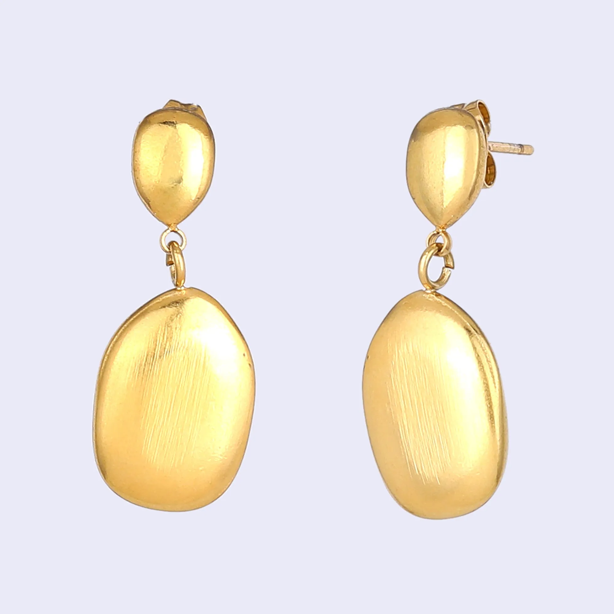 Estele Gold Plated Stylish & Graceful Demifine Drop Earrings for Girls and Women