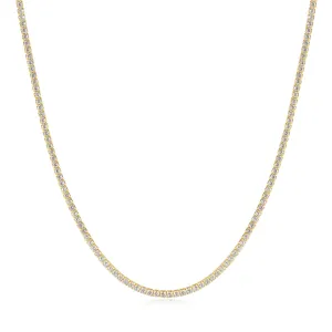 Gold Pave Necklace