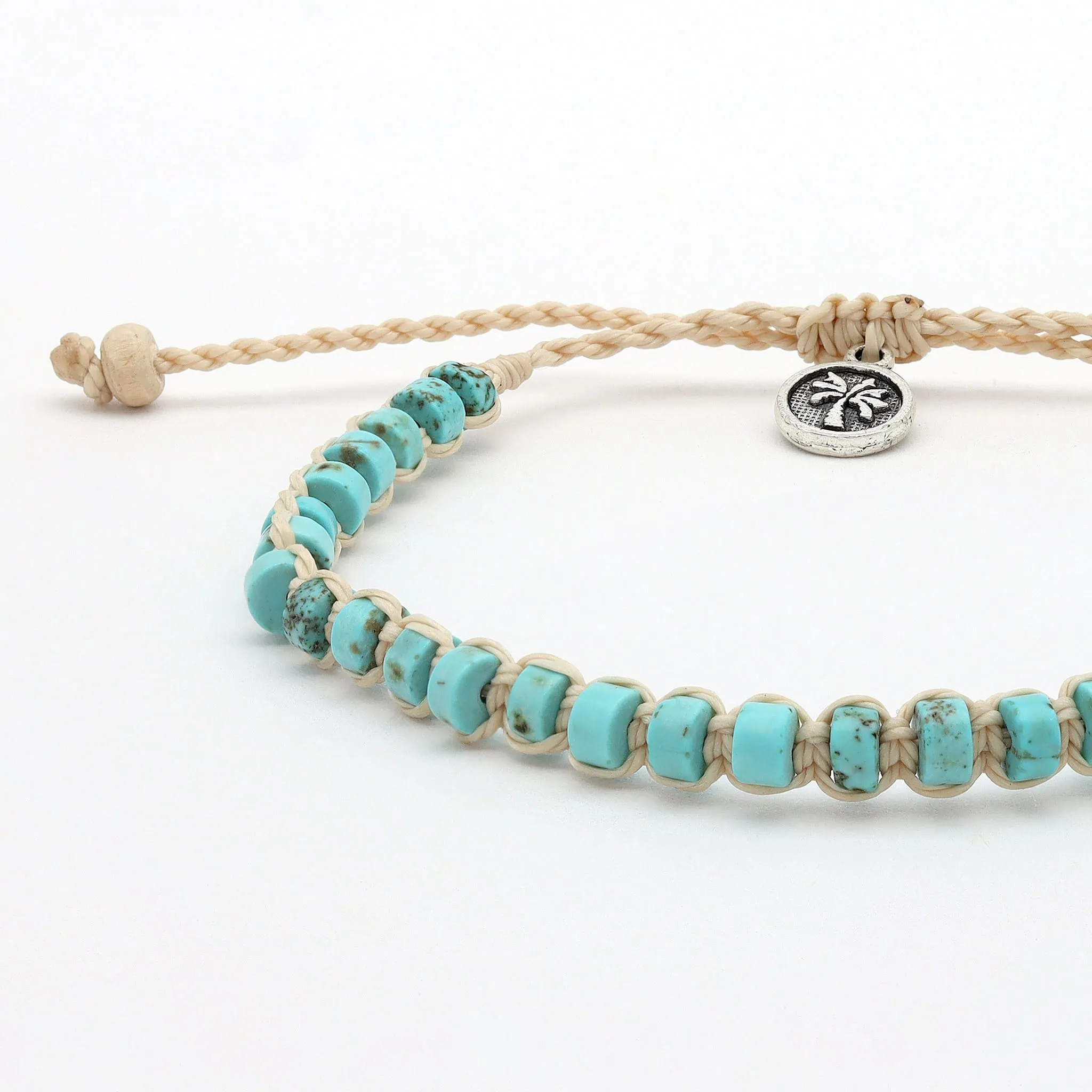 Haleakalā Stone Beaded Anklet