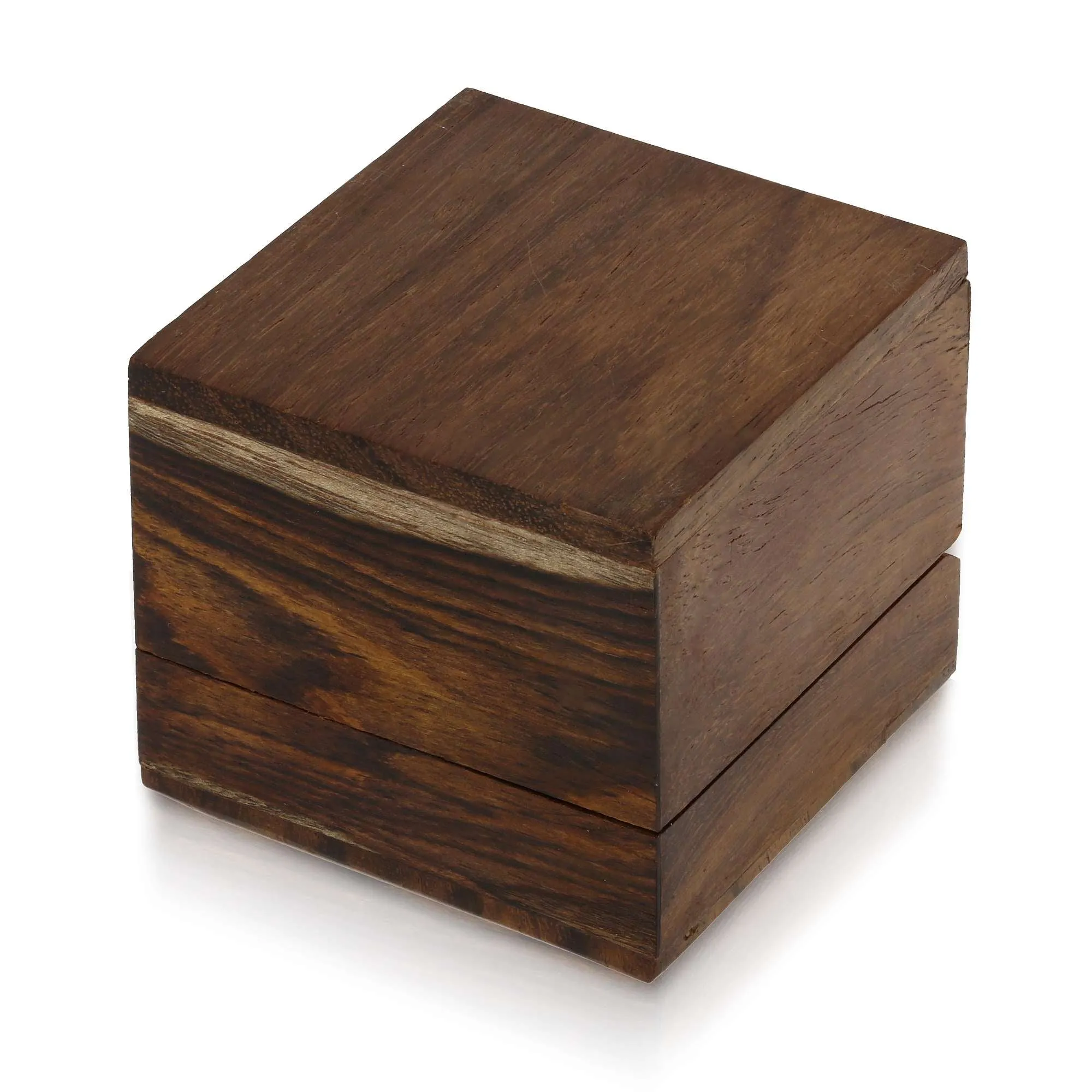 Handmade Indian Wooden Box for Jewelry - Wood Trinket Box-Perfect for Rings Earrings ToeRings  Cuff Links