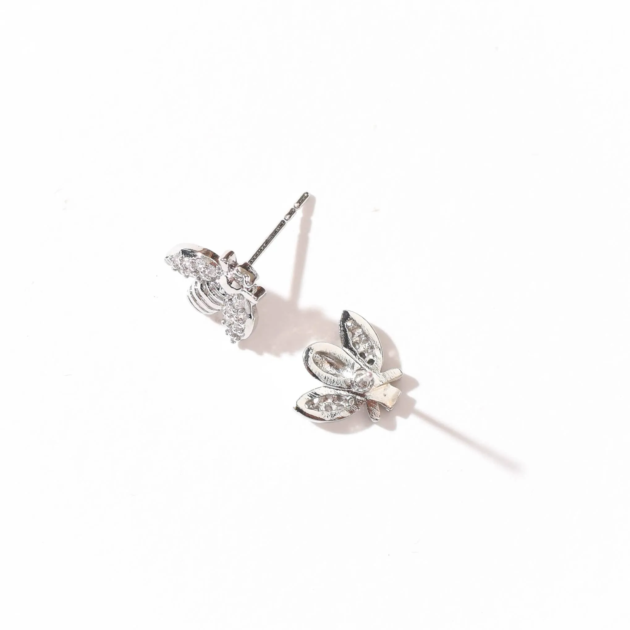 Honey B Studs | Silver