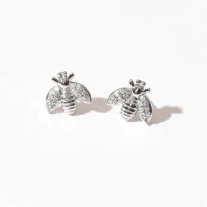 Honey B Studs | Silver