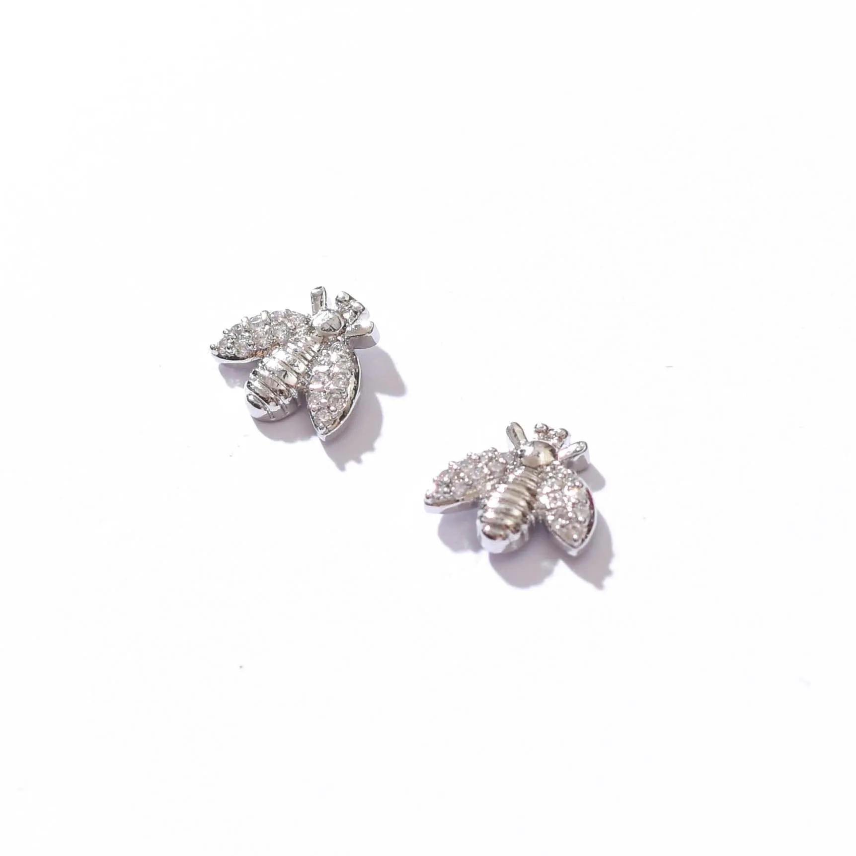 Honey B Studs | Silver