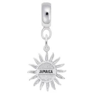 Jamaica Sun Large Charm Dangle Bead In Sterling Silver