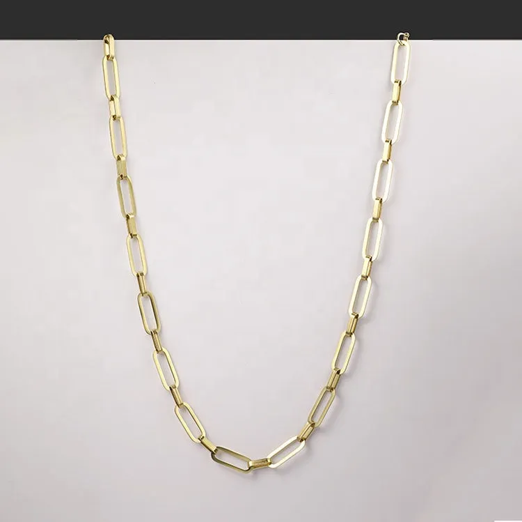 Jasmine - Paper Clip Chain Necklace