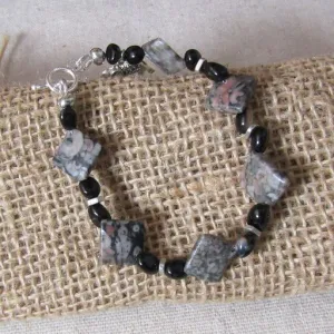 Jasper Gemstone  Beaded Bracelet