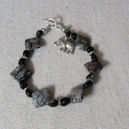 Jasper Gemstone  Beaded Bracelet