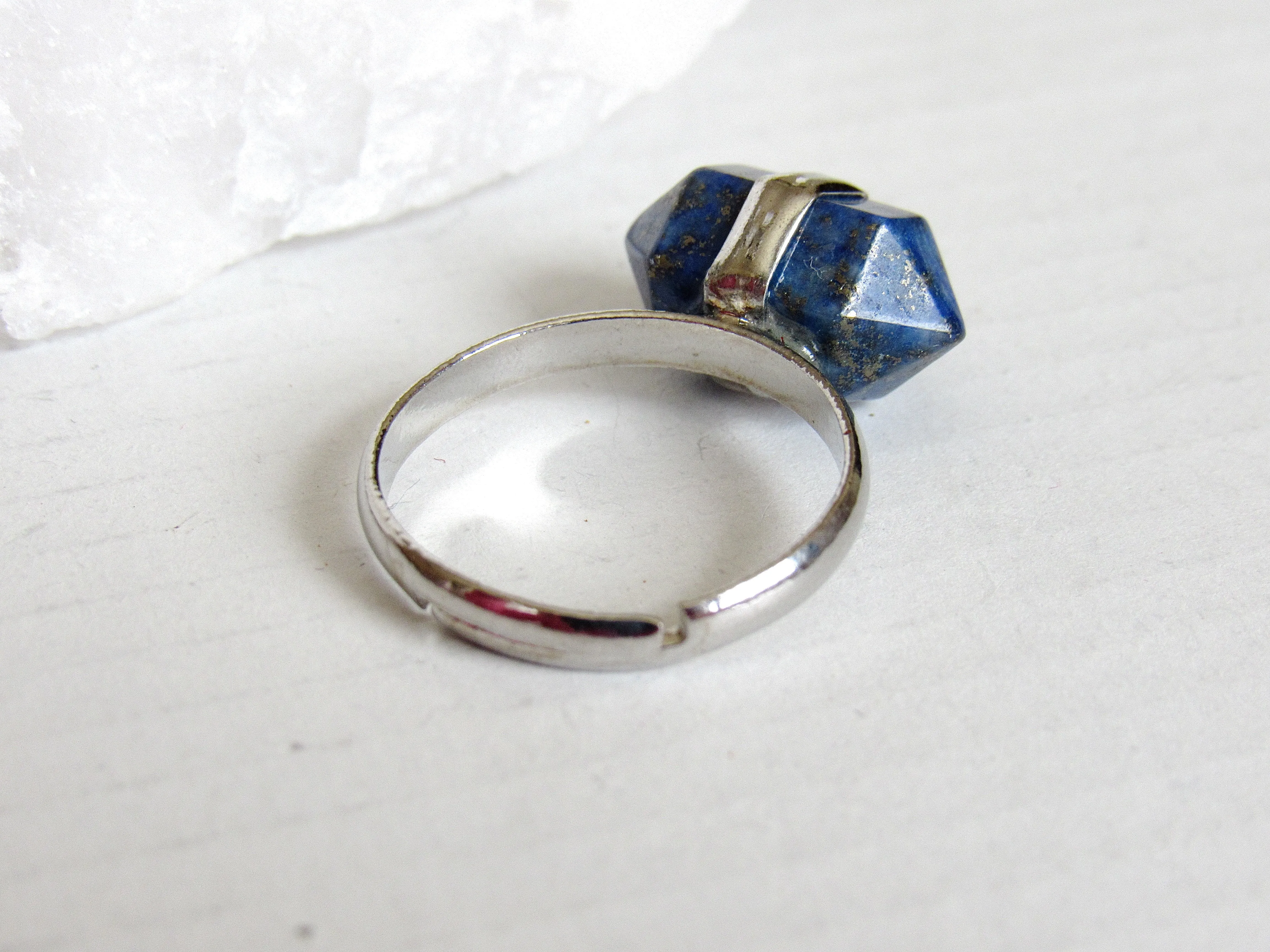 Lapis Lazuli Bullet Rings