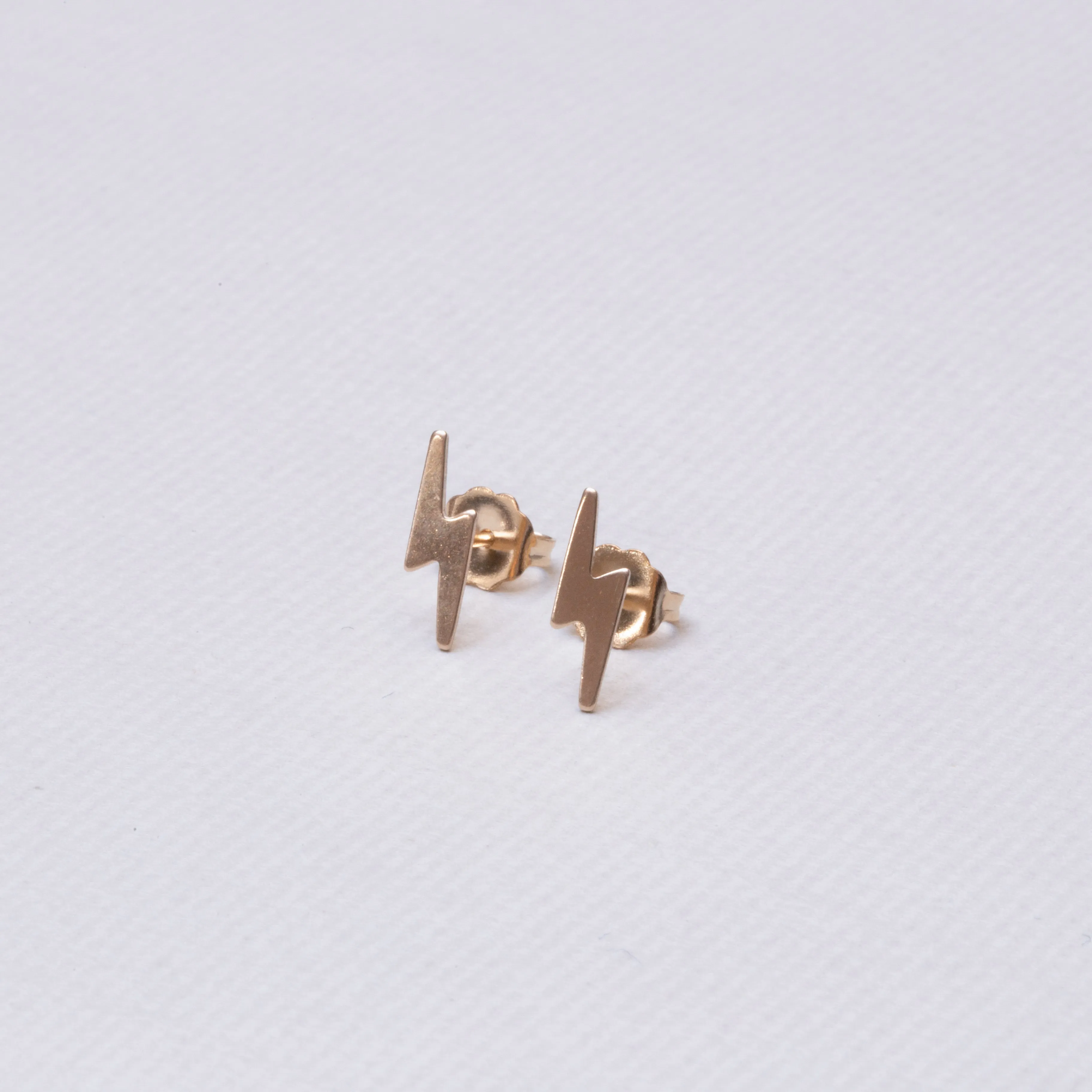 Lightning Bolt Stud Earrings