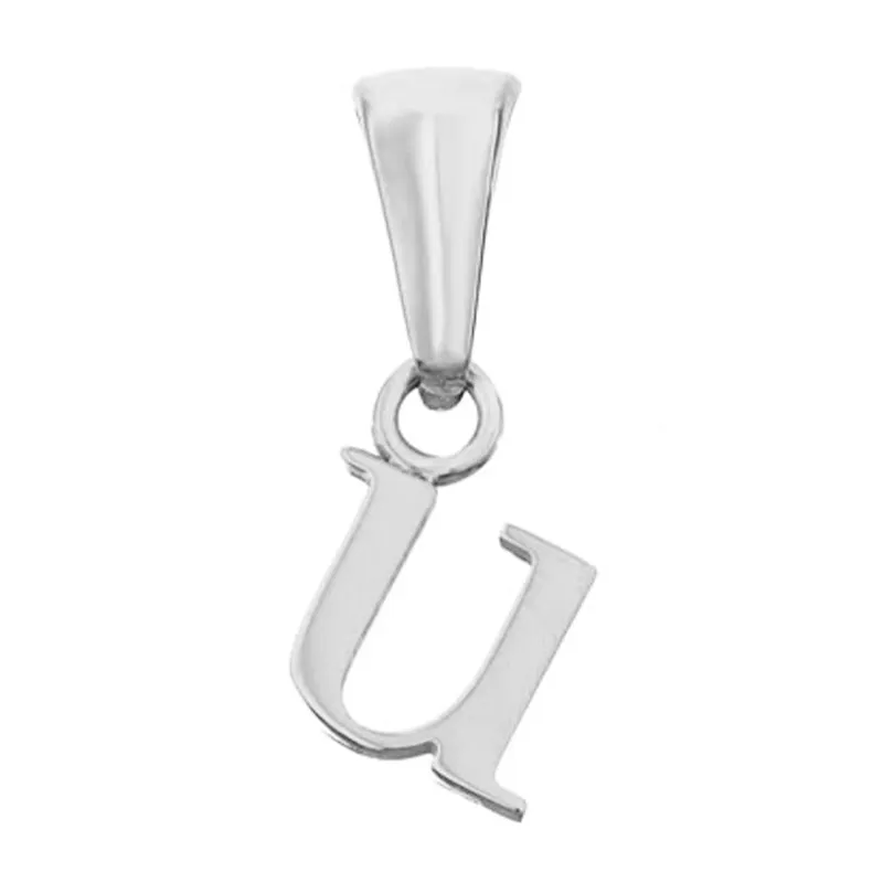 Lowercase Initial Pendant (Silver)