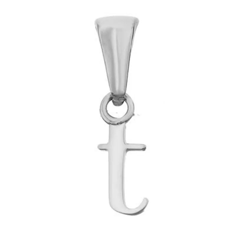 Lowercase Initial Pendant (Silver)