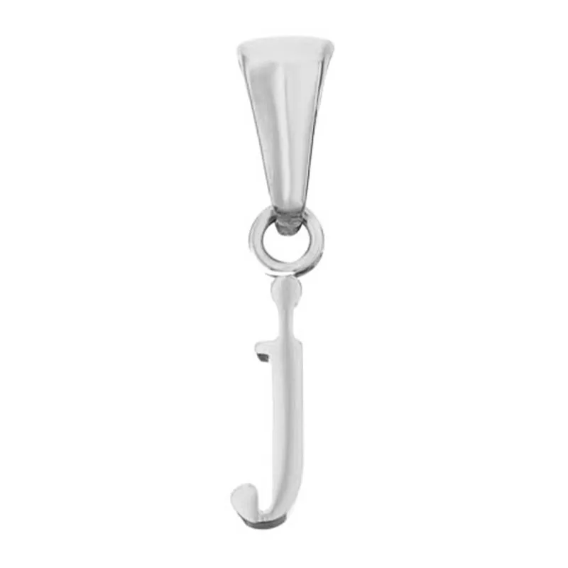 Lowercase Initial Pendant (Silver)