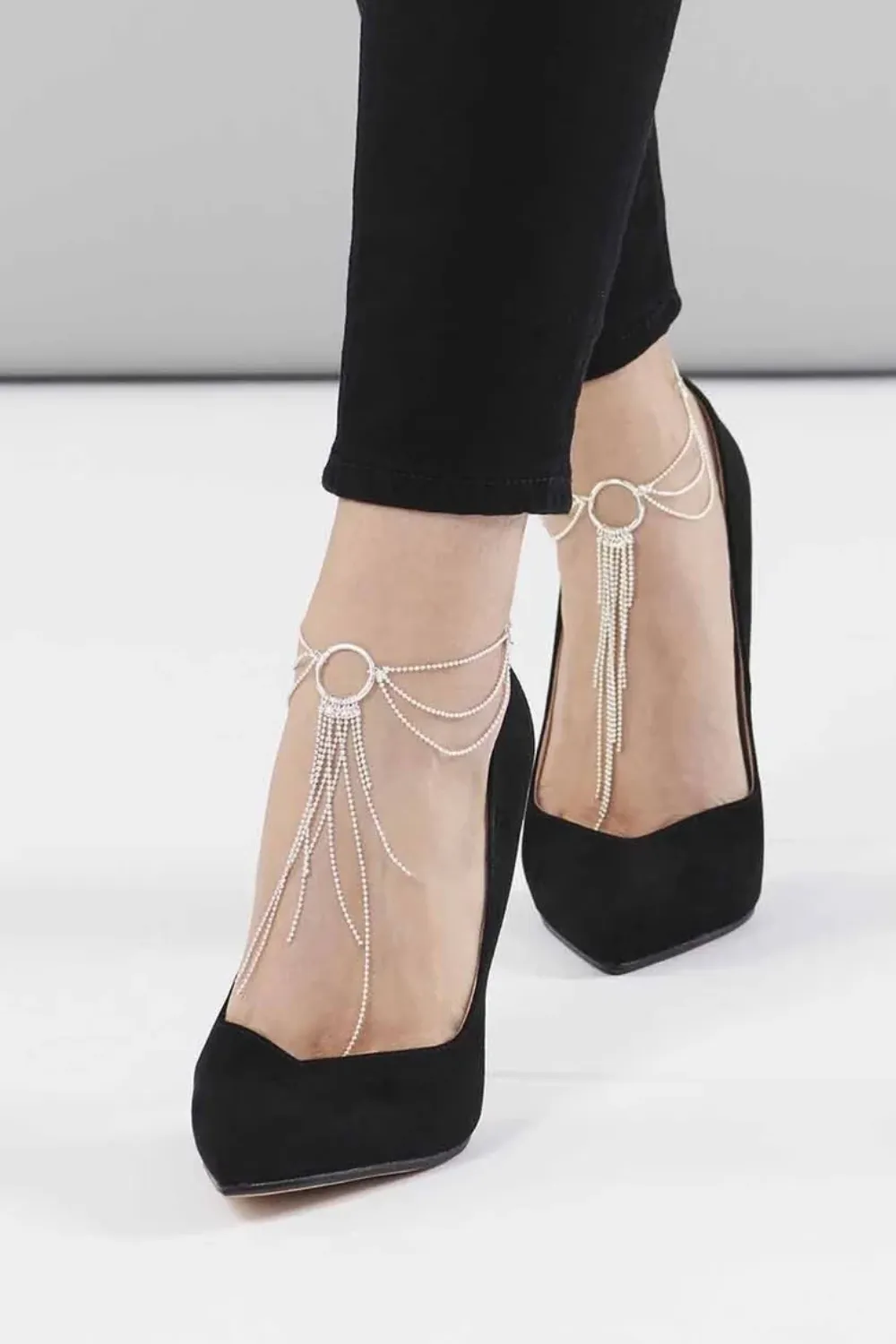 Magnifique Feet Chains Silver