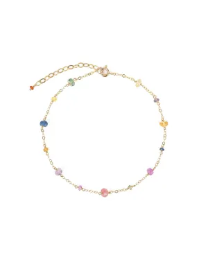 Mixed Stone Station Anklet