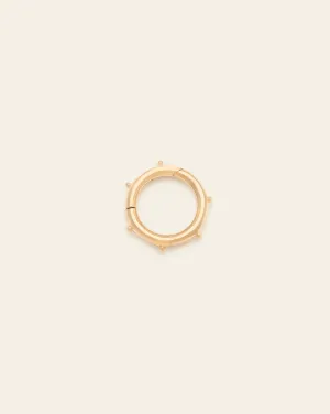 Notch Charm Clasp - 10k Solid Gold