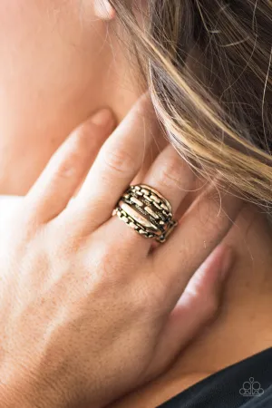 Open Door Jewelry - A CHIC Reaction Ring - Paparazzi Accessories