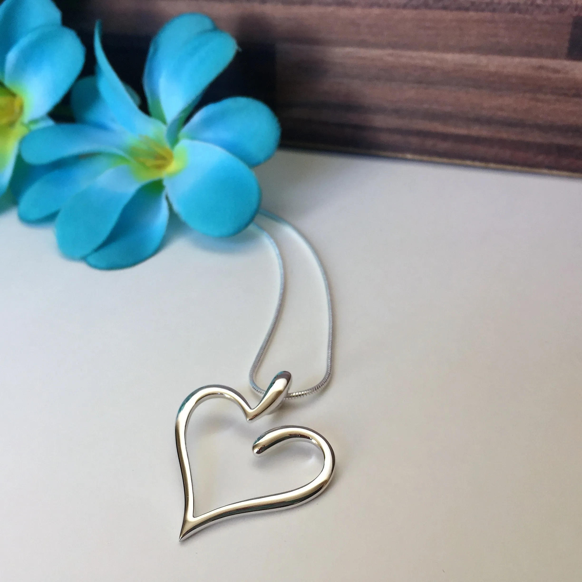 Open Heart Pendant - SP646