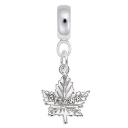 Ottawa Charm Dangle Bead In Sterling Silver