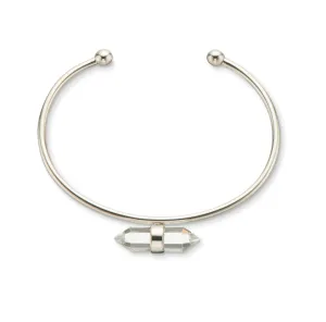 Palas - Crystal Quartz Double Point Healing Bangle