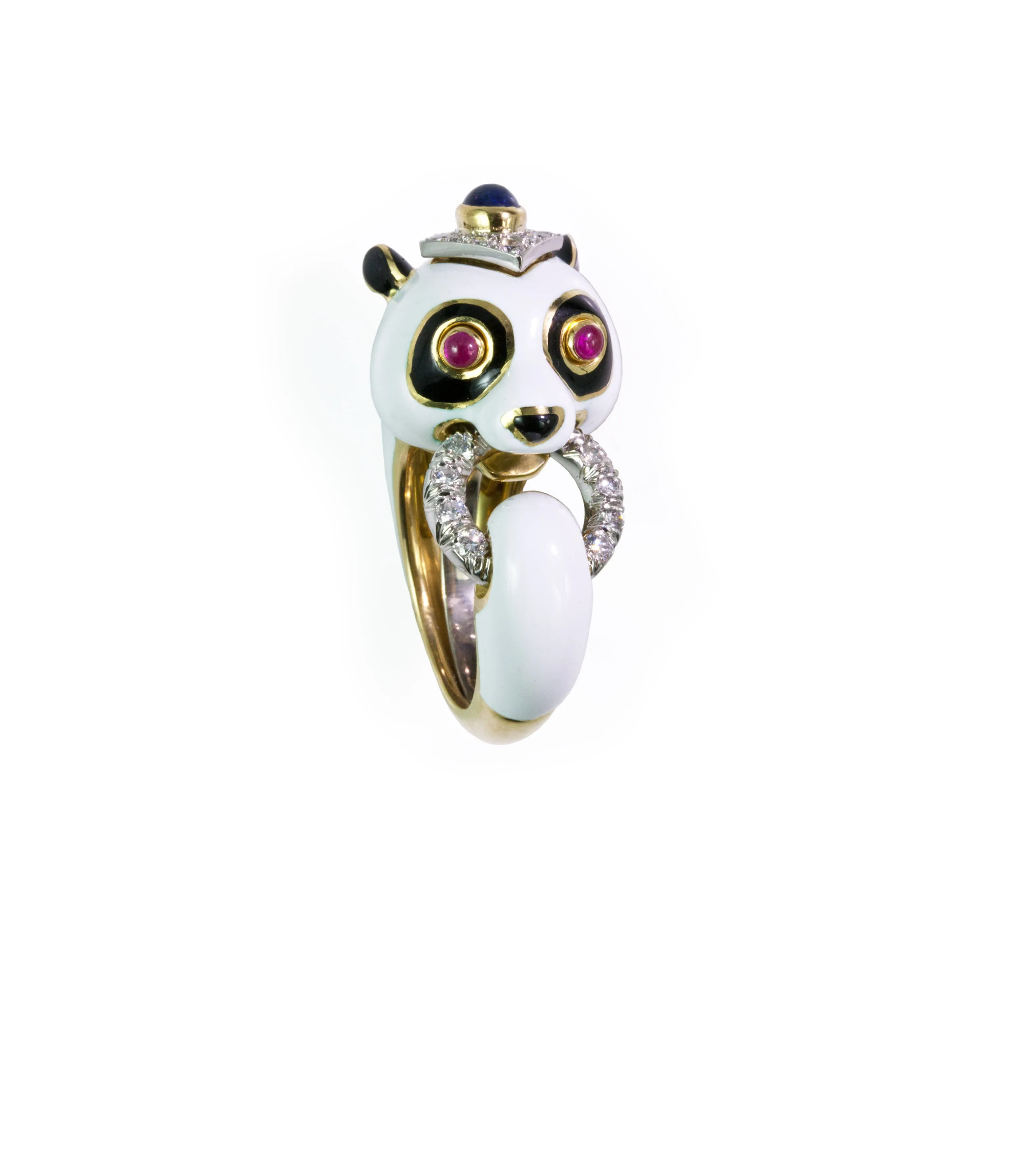 Panda Ring, Sapphire