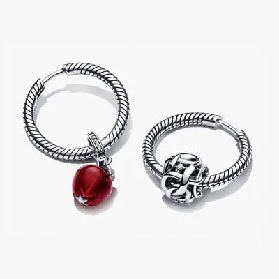 Pandora Moments Charm Hoop Earrings