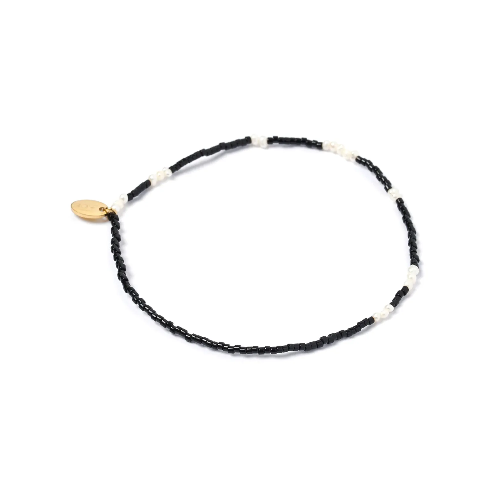 Poppy Anklet Stack - Black