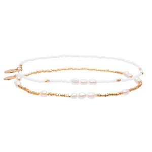 Poppy Anklet Stack - Gold