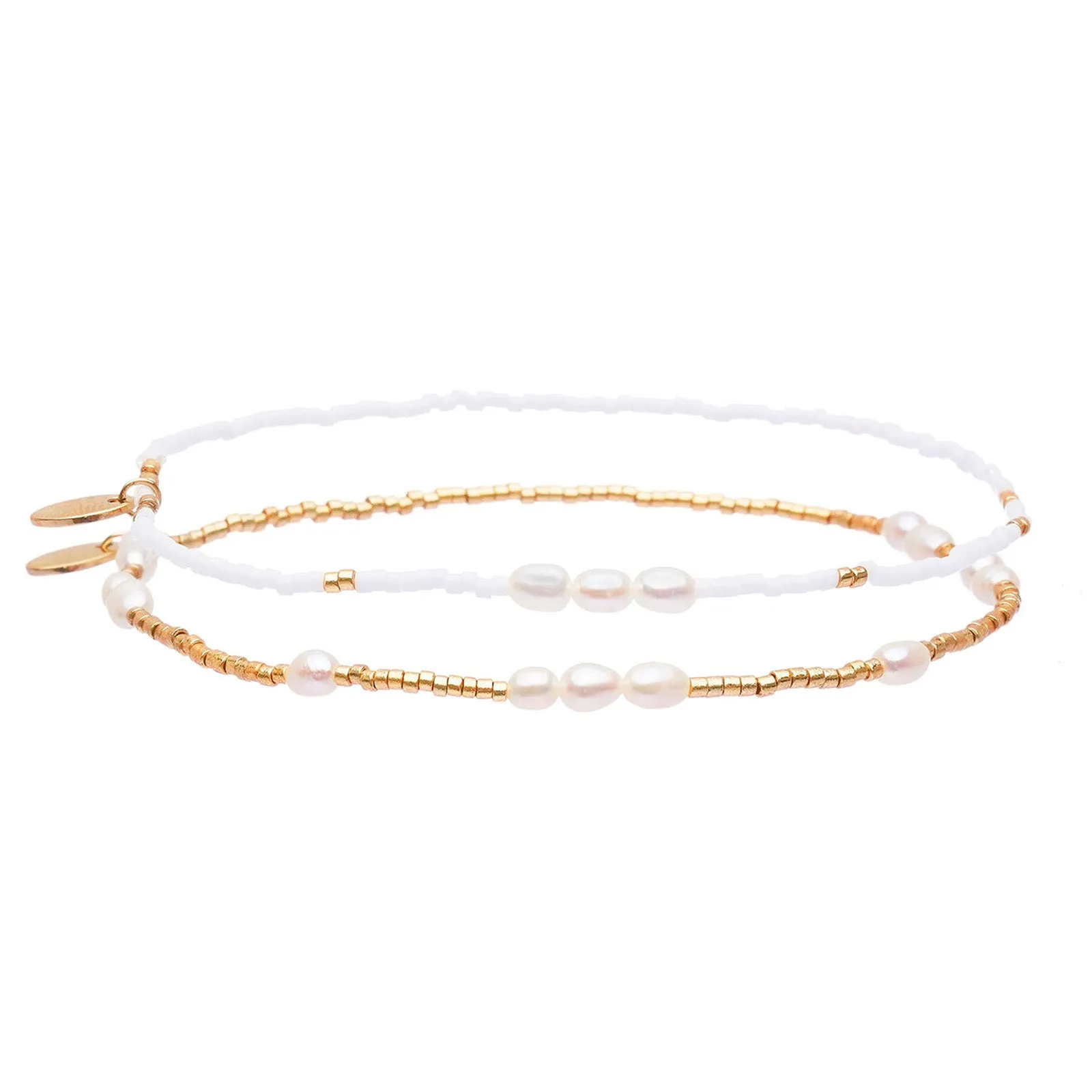 Poppy Anklet Stack - Gold