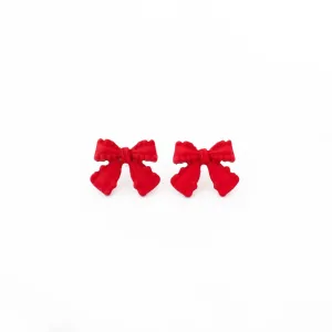 Red Bow Studs