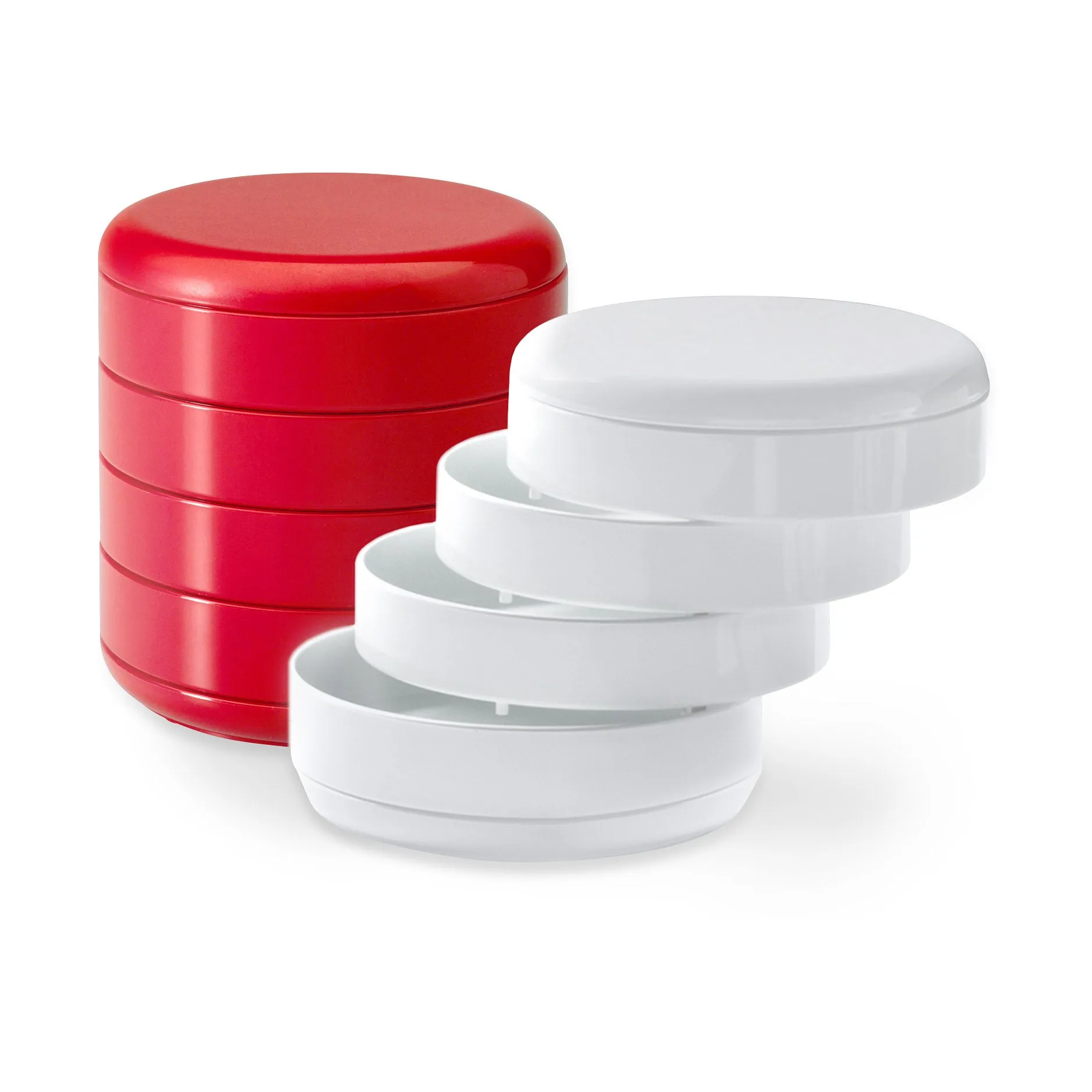 Rexite Multiplor Rotating Desk Organizer - Red