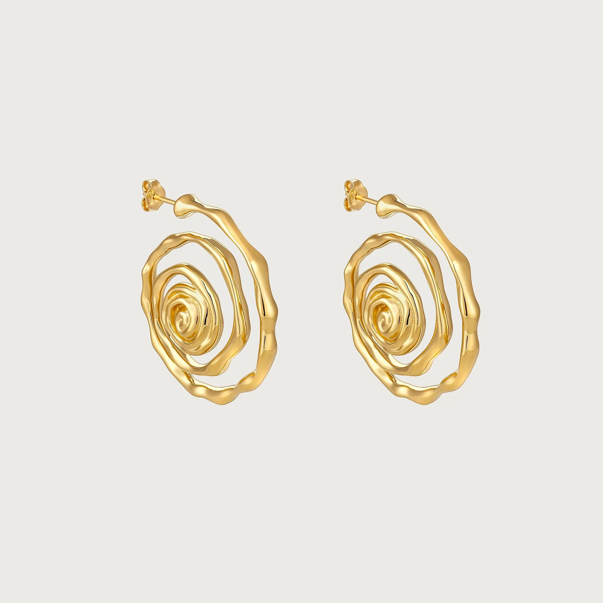 Rose Gold Earrings 'Marlene'