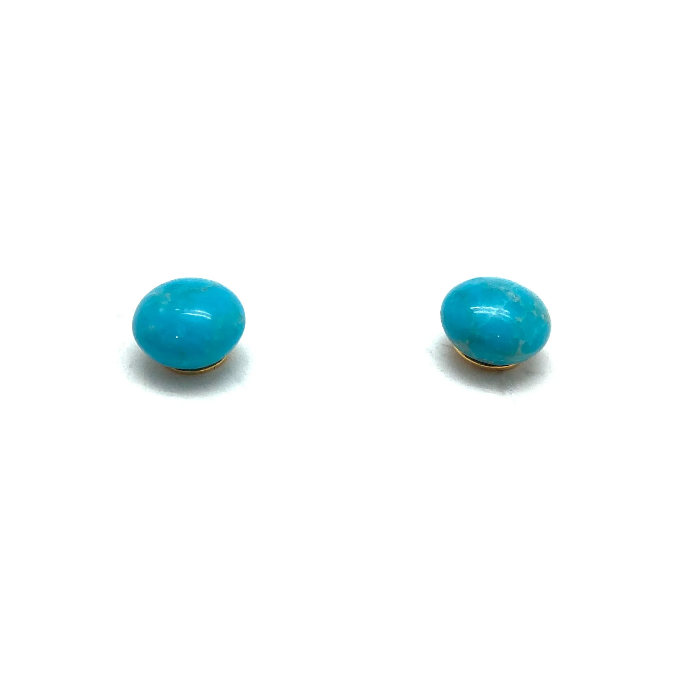 Round Turquoise Studs