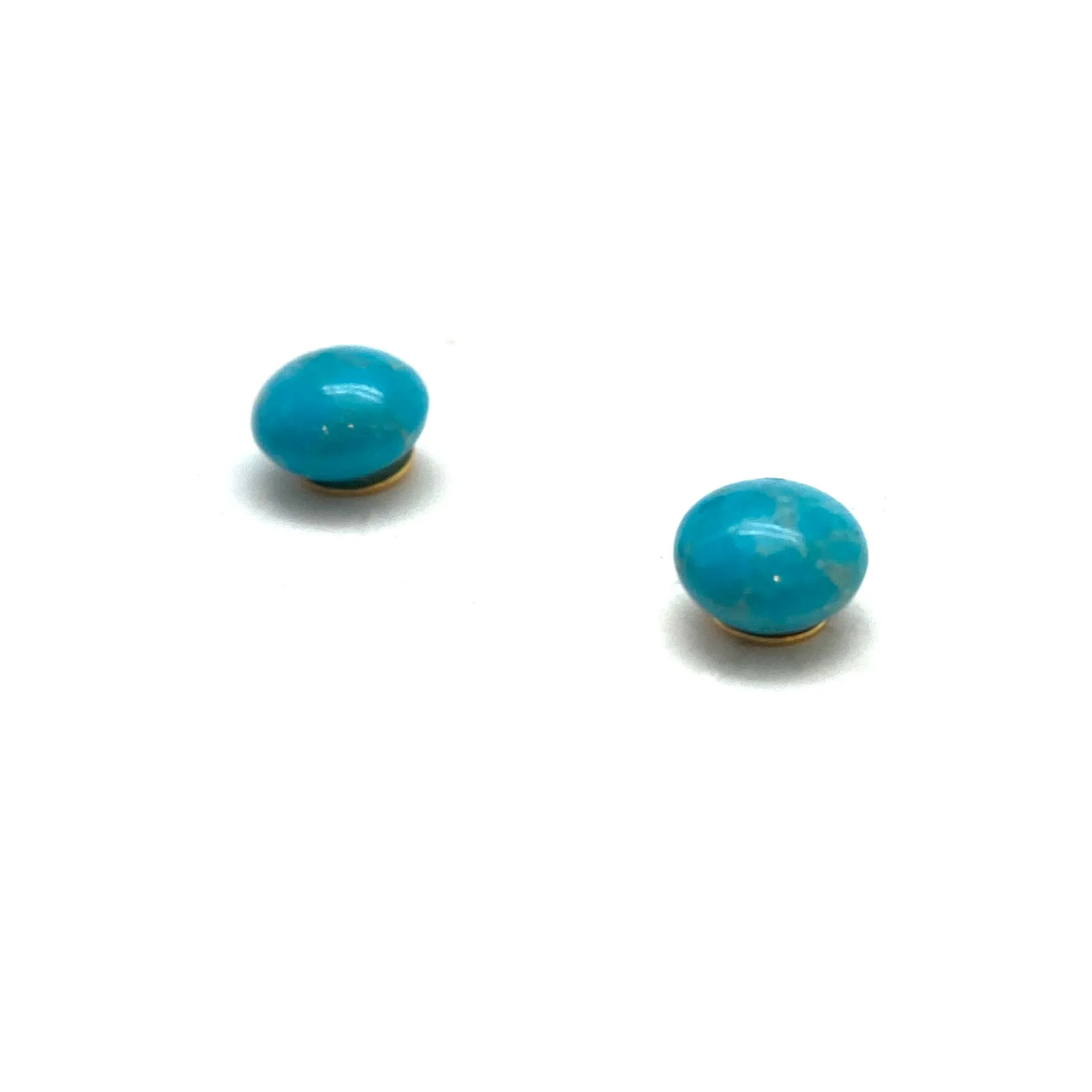 Round Turquoise Studs